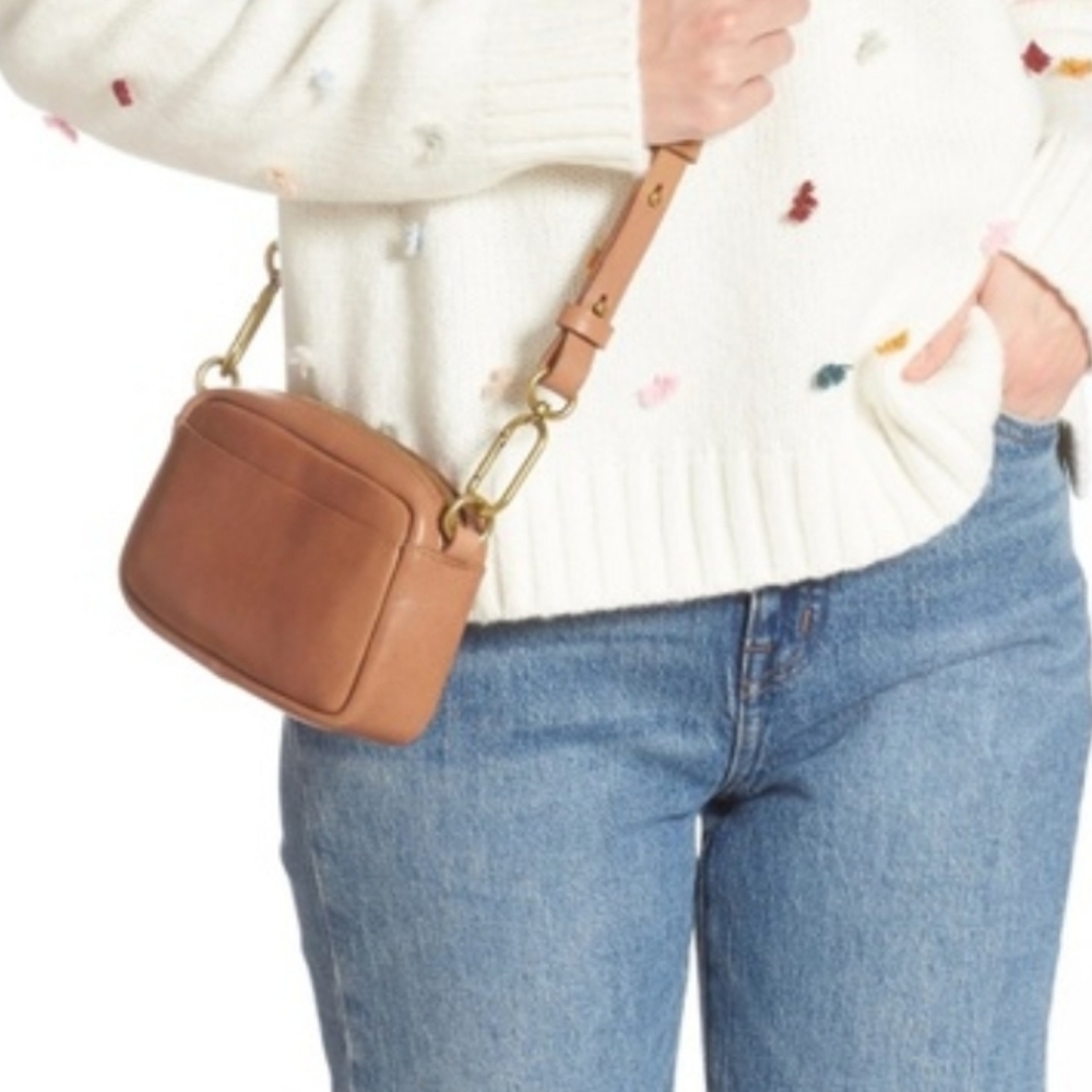 Madewell Mini The Leather Carabiner Crossbody Bag